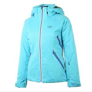 Helly Hansen Professional Floria Insulated Ski Snow Jacket Coat Blue Size Medium